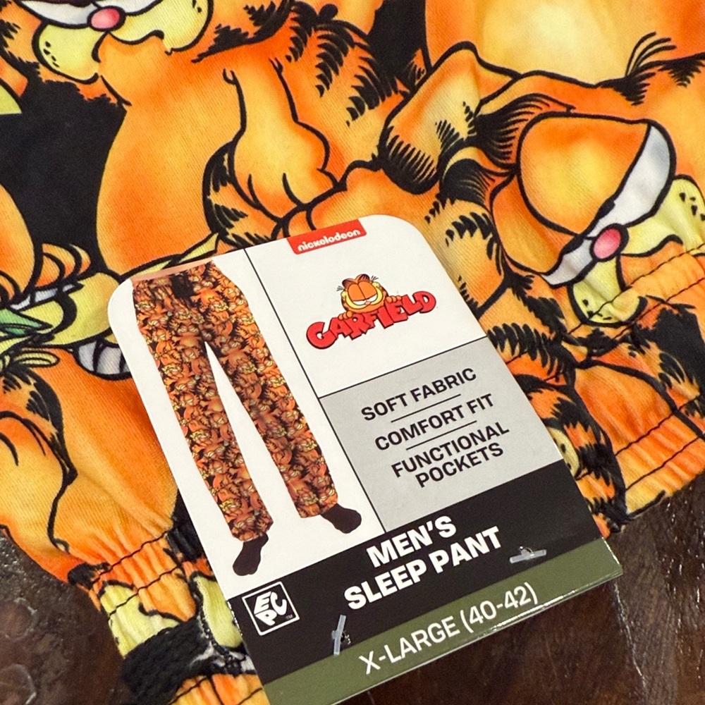 Nickelodeon Garfield Orange Sleep Pants
